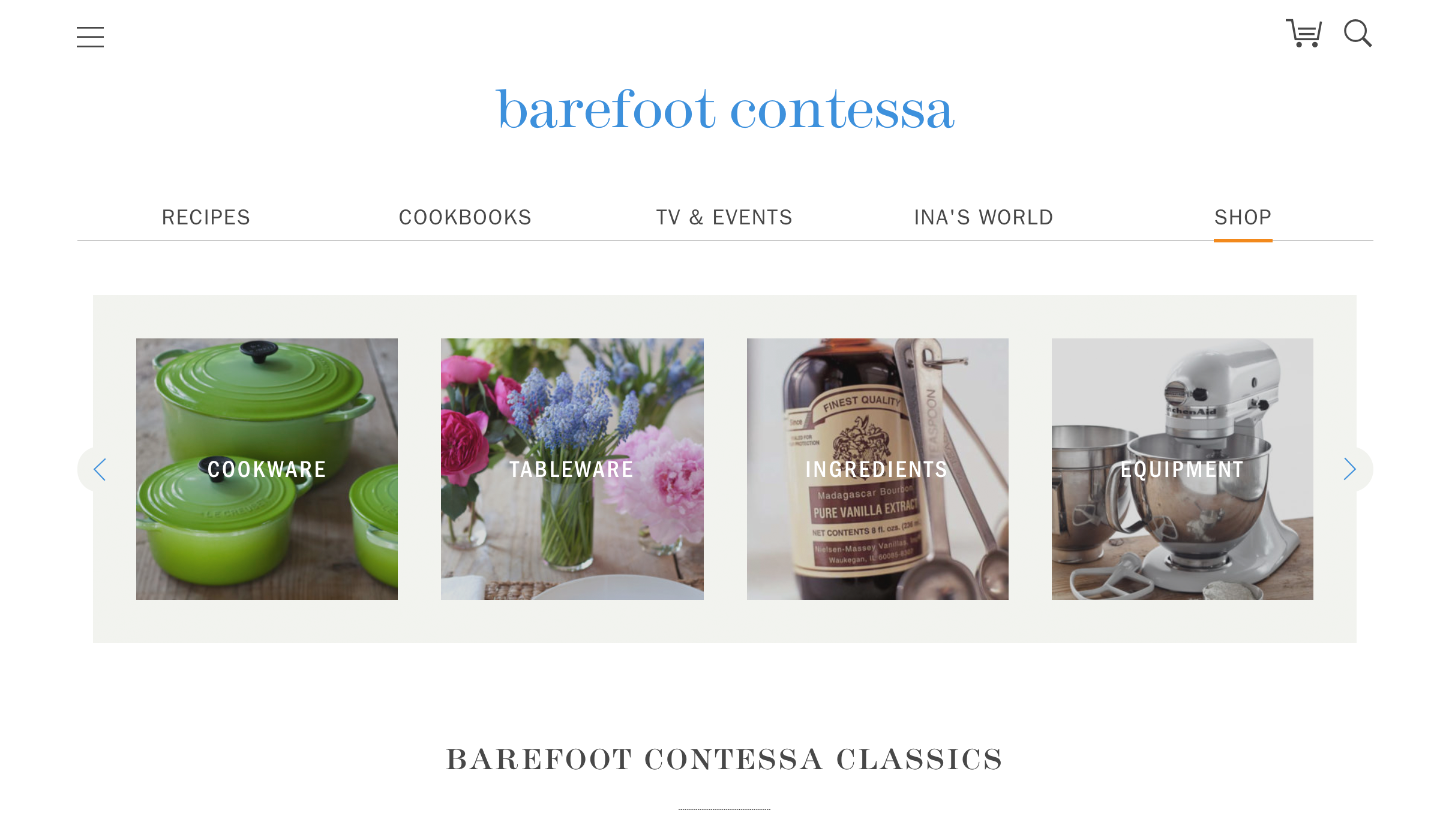 Barefoot Contessa Shop