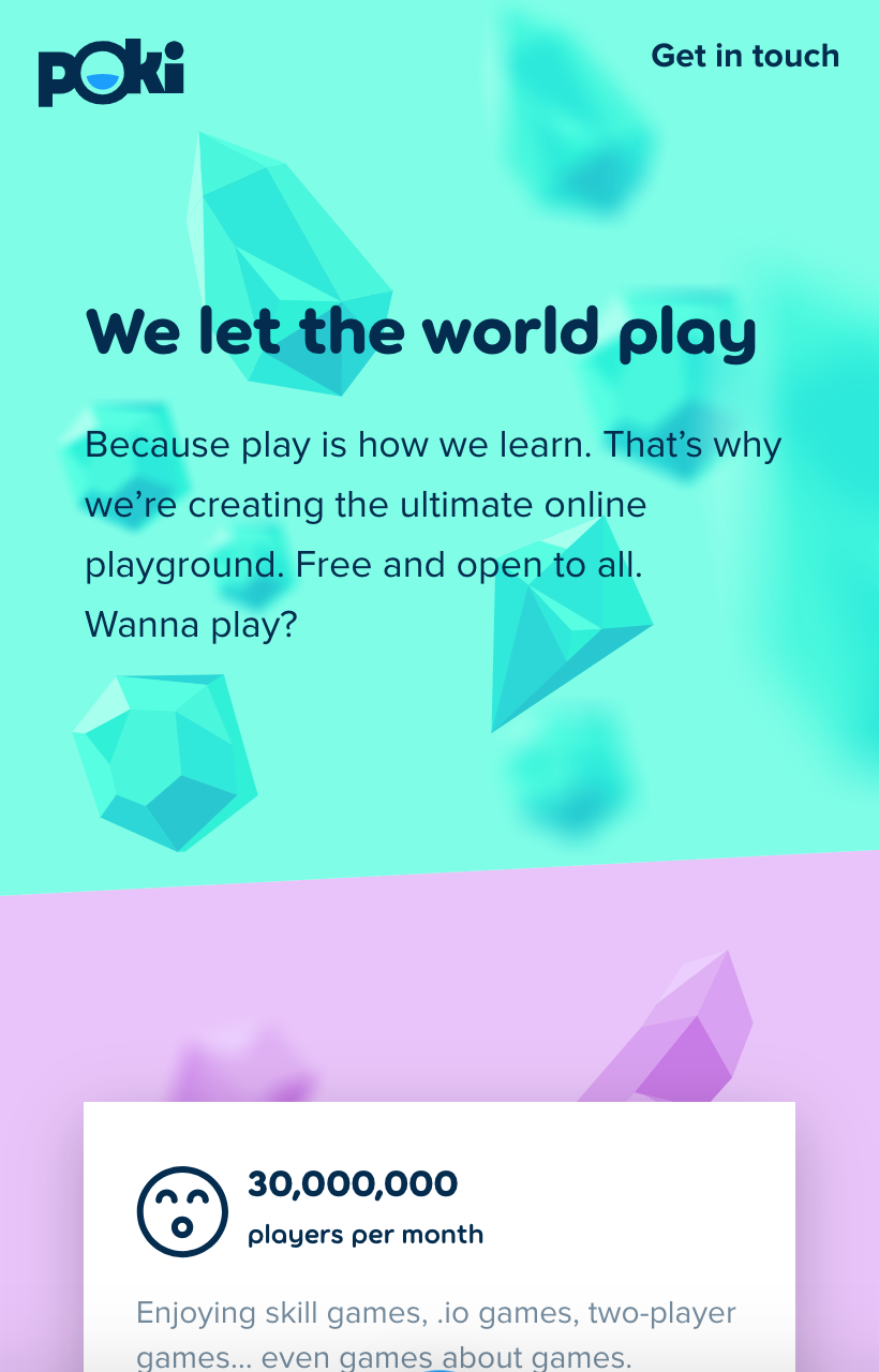 Poki Case Study Craft CMS Mobile 1