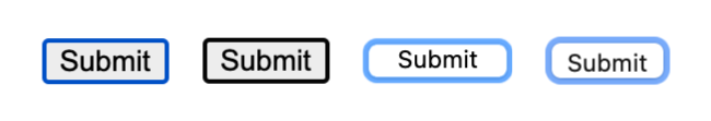 4 focused submit buttons with various outline styles.