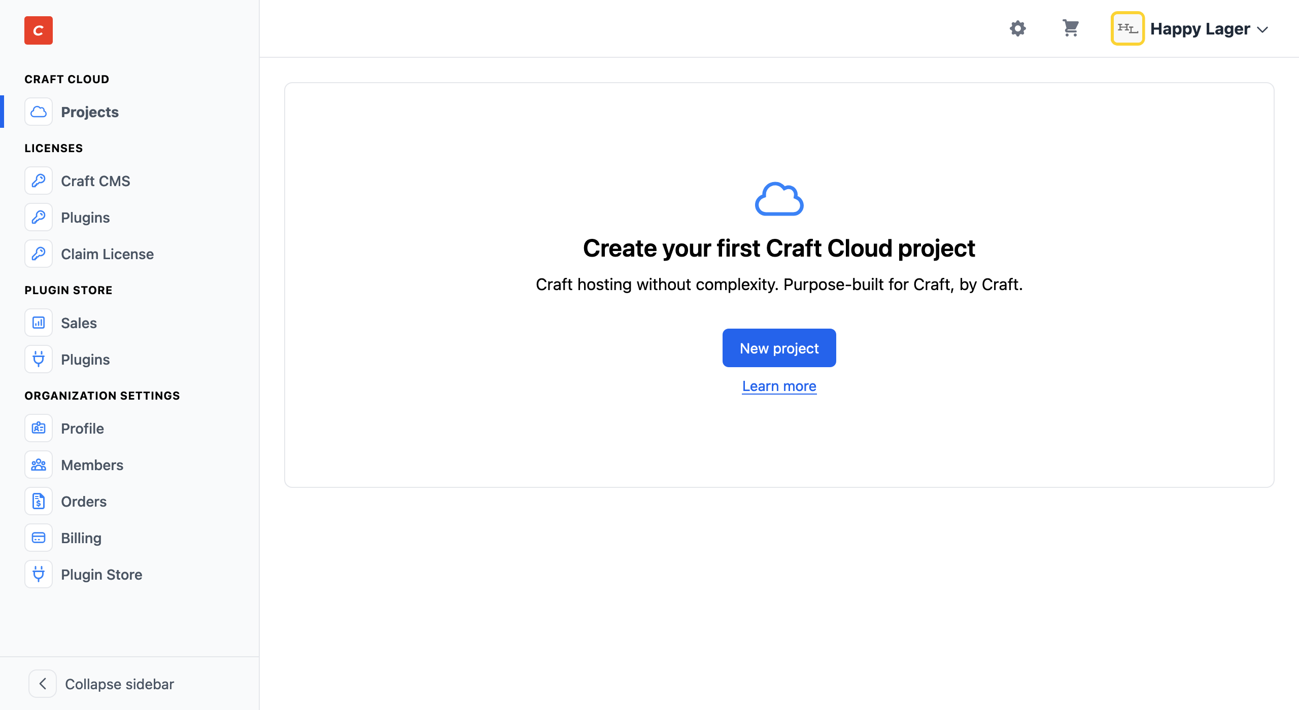 Console Tour: Craft Cloud