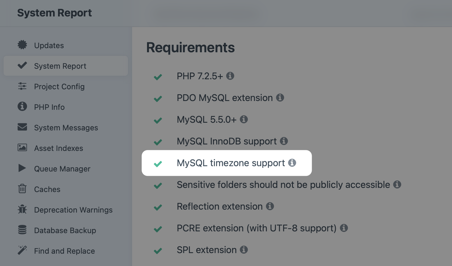 MySQL Timezone Support Requirement